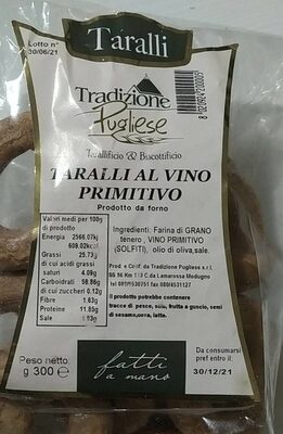 Taralli al vino primitivo