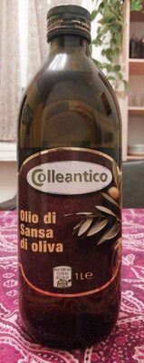 Olio di sansa di oliva front packaging