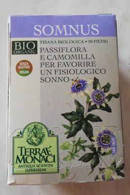 Tisana biologica front packaging