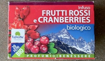 Infuso Frutti rossi e Cranberries Biologico
