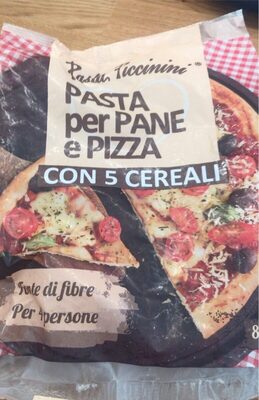 Pasta per pane e pizza 5 cereali