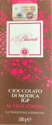 Cioccolato di Modica IGP al fico d’india