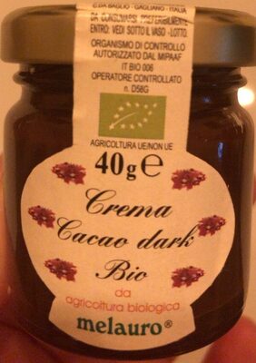 Crema cacao dark bio