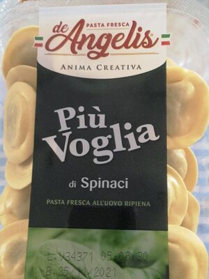 Più voglia front packaging
