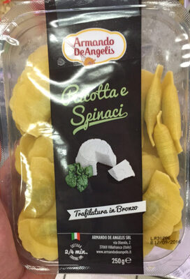 Ricotta e Spinaci front packaging