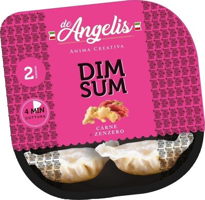 Dim sum con carne e zenzero