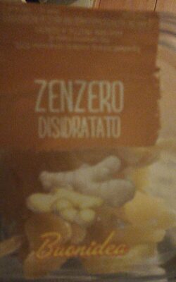 Zenzero disidratato front packaging