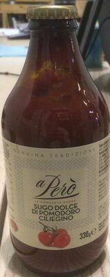 A però - sugo dolce di pomodoro ciliegino front packaging