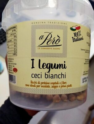 I legumi Ceci bianchi