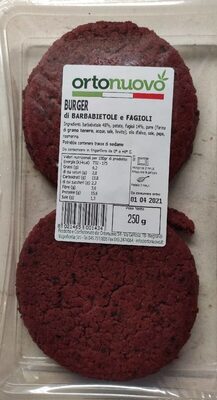 Burger di barbabietole e fagioli