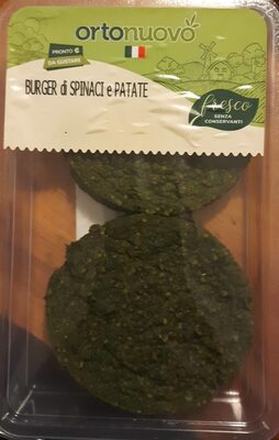 Burger di spinaci e patate