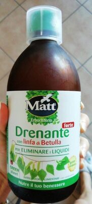 Drenante forte con linfa di betulla front packaging