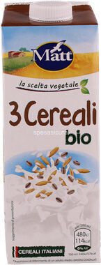 Matt 3 Cereali Bio Cereali Italiani 1 LT