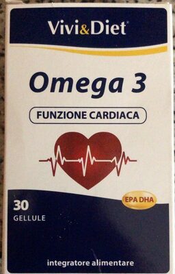 Omega 3 front packaging