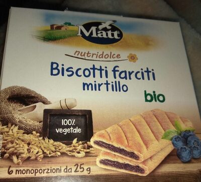 Biscotti farciti mirtillo