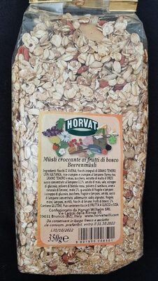 Musei croccante ai frutti di bosco