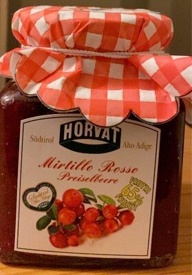 Marmellata mirtillo rosso