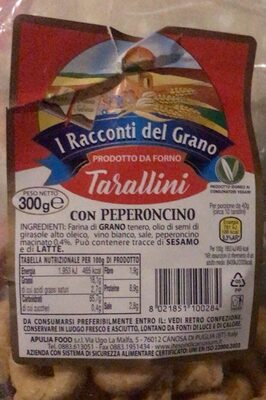 Tarallini con peperoncini