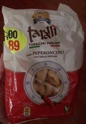 Tarallì tarallini pugliesi con peperoncino