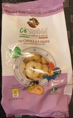 Taralli con cipolla e olive