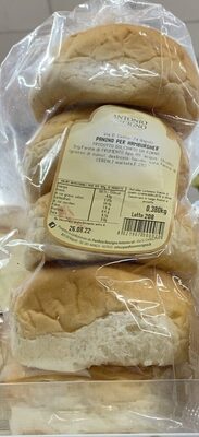 Panino hamburger front packaging