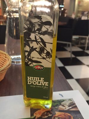 Huile olive vierge extra d’olive front packaging