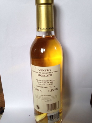 2013 Dindarello front packaging