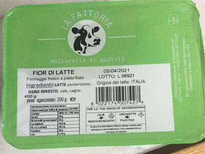 Fior di latte front packaging