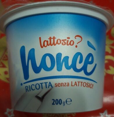 Ricotta senza lattosio