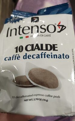 Cialde caffè decaffeinato Intenso front packaging