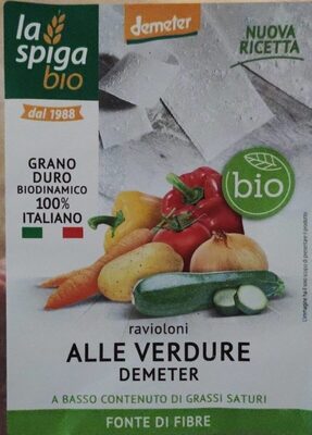 Ravioloni alle verdure demeter