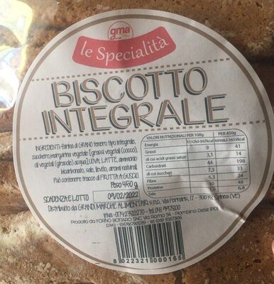 Biscotto integrale