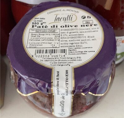 Patè di olive nere