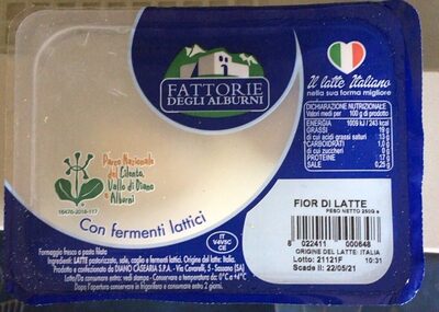 Fior di latte front packaging