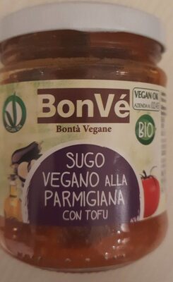 Sugo vegano alla parmigiana con tofu front packaging