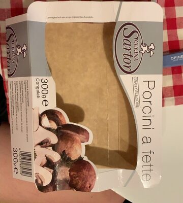 Porcini a fette front packaging