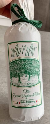 Olio di oliva front packaging