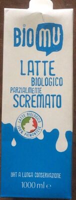 latte biologico parzialmente scremato