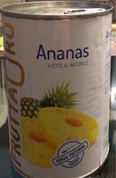 Ananas a fette al naturale
