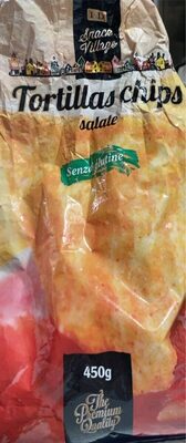 Tortillas chips front packaging