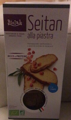 Seitan alla piastra front packaging