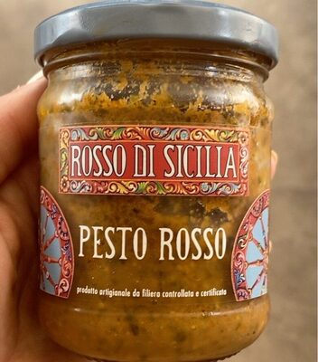 Pesto Rosso front packaging