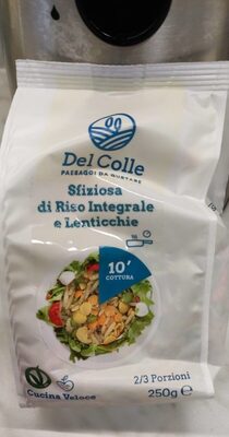 Sfiziosa di riso integrale e lenticchie