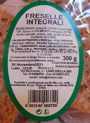 Freselle integrali front packaging