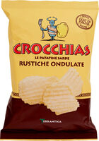 Le patatine sarde rustiche ondulate