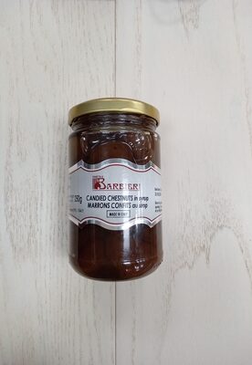 BARBIERI Candied Chestnut in syrup 250 gr