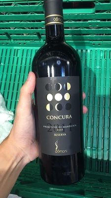 Concura, Primitivo Di Manduria, Riserva, Vintage 2011 front packaging