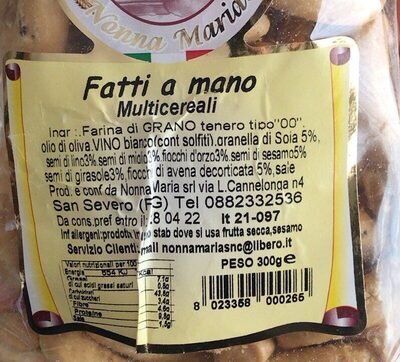 Fatti a mano ai multicereali