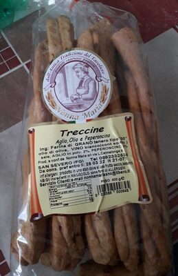 Treccine Aglio, Olio e Peperoncino front packaging