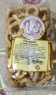 Tarallini al seme di finocchio